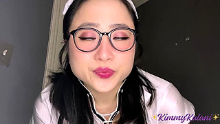 Bitchy Asian Nurse Examines your Sperm Sample -ASMR JOI