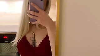 Hot Blonde Playing with Your Control