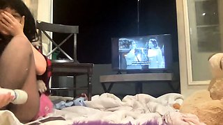 Big tit college babe solo masturbates tight wet pussy