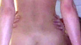 Brunette ass fucked POV style