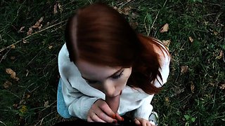 Seems my ex saw everything! Extreme sex in the forest -