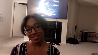 She Should Be Getting Ready for College but End up Sucking My Cock for Class