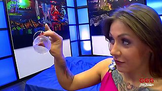 Nayomi Sharp Drowned in Bukkake Gangbang Cum