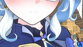 Genshin Impact - Furina X Aether Passionate Sex - 3D Hentai Animation