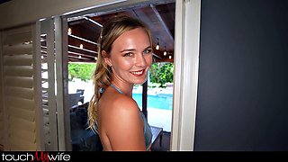 Blonde Stella Sedona Craves Cuckold Husbands Interracial POV