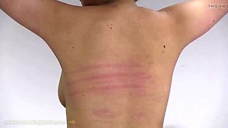 Yasmeena Ali Bare Back Whipping Machine Punishment