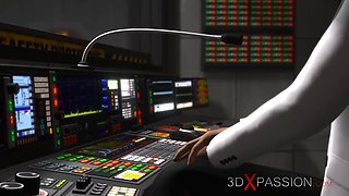Cyberpunk xxx in observation room. hot futa bangs hard a big titted sexy woman