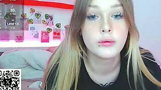 Pretty Blonde Teen Uses Fingers And Toys On Her Juicy Snatch