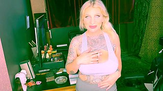 Dirty talk joi, big natural boobs, smoking milf