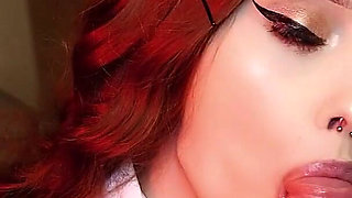 Stupid Stepsister Swallows My Cum