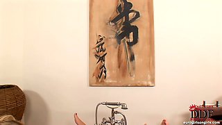 Babes in Lesbian Foot Fetish Bath