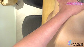 Chinese hot fuck doll Bad Bad had wild sex with her lover.
