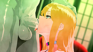 Harley Quinn Sucks Joker’s Huge Cock During Therapy. Hentai Animation