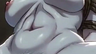 Horny 60yo Granny in Rope Bondage - Intense Orgasm While Tied up