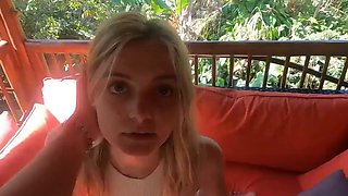 Trippie Bri Takes Hardcore Jungle Cumshot Pounding