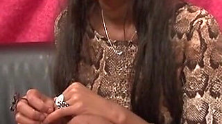 Amateur casting couch of huge boobed black slut getting hard sodomized