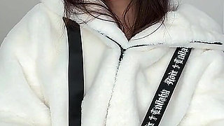 JOI CEI - Cum on Your Goddess's Fur Jacket and Clean It All