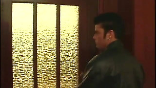 Sexy Sluts Share One Guy Big Cock and Swallows Cum Near the Pool After Fucking