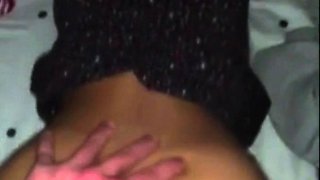 Hard funking my gf dinky bed sex doggy style chudayi dinky