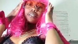 Sexy ugly ebony teen solo audition.