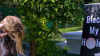 Eva Barbie Gets Rough BBC Anal Outdoors