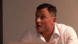 Brunette babe with big boobs gets fucked by big dick