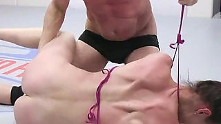Sofie Marie Vs Spike Irons Mixed Wrestling