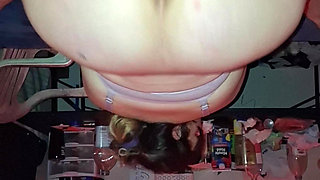 Juicy Booty Babe Takes a Big White Cock