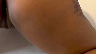 Forbidden Taboo Hot Big Ass MILF Stepmom Rides Her Stepson Hard and Gets a Creampie