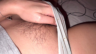Watch Me Play with My Plump, Very Hairy Pussy and Have a Clitoral Orgasm