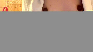 Tiny Nature Tit Hana so Nice Her in Bathroom Finish Shower