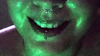 Hot amateur shakes her big boobs