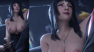 Sex in the Car with Gentiana - Final Fantasy 3D Hentai Porn