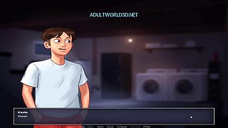 Two Busty MILFs Pull One Guy Into Their Wild House Threesome Fantasy Fuck