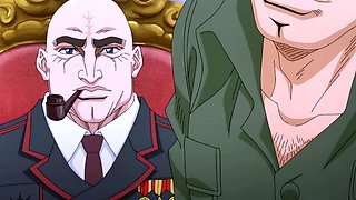 Bara dads rimmed and pounded in front of their army - Hentai