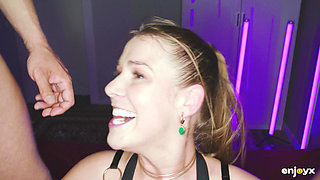 Czech Girl Begs for Rough Anal and DP