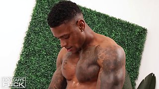 Black super model nails large hooter teenie. hot sex