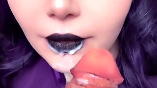 Caught the Fat Goth Nurse Masturbating