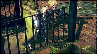 Female Knight Loses To Monster Ork - Episode 2