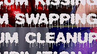 Best Cum Kissing & Cum Swapping Compilation, Cum Cleanup, Cum Licking, Sperm Fetish 8