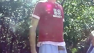 Blonde Woman Likes Outdoor Sex
