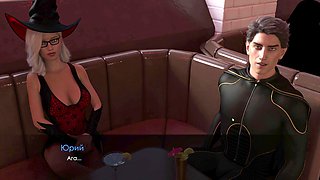 Naughty hot brunettes and blonde teens flaunting big nipples in sexy dresses