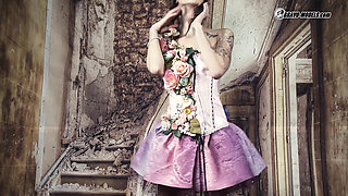 416 Adele Unicorn Pink Flower Cosplay Doll