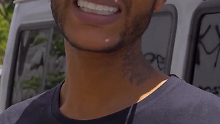 Tattooed 81 Year Old Granny DP in Driving Van