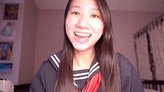 Education, japanese schoolgirl, asmr asian