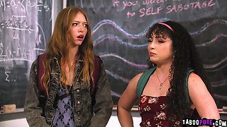 Fairy Smalls and Myra Bellows Boink Educator to Stop Hellion