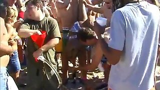Horny girls taking off their tops on the beach: Big Tits, Amateur  Babe Porn