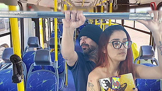 Stranger Kept an Eye on the Hottie Inside the Bus!