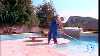 Vintage Double Penetration for Beautiful Busty Blonde MILF with Two Big Cocks