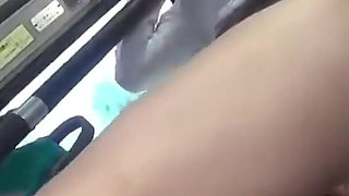 Crowded Bus Chaos. Her Lifted Miniskirt and Tight Curves Drive Every Passenger Wild - P9